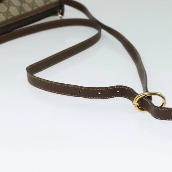 GUCCI GG Supreme Web Sherry Line Shoulder Bag PVC Beige 89 02 032 Auth 121449 - Picture 8 of 16